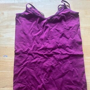 Purple Strappy Cami Tank Top XS Soft Stretch Y2K